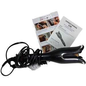 CHI Spin N Curl Ceramic Rotating Hair Curler 1" Matte Black Model CA2247